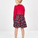 Платье для девочек Mini Maxi, модель 3761, цвет красный/мультиколор 