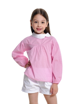 Блузка для девочек Mini Maxi, модель 49331, цвет розовый/мультиколор