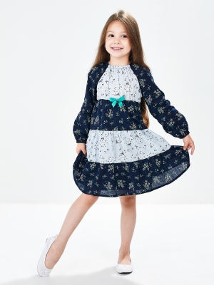 Платье для девочек Mini Maxi, модель 2745, цвет синий/голубой
