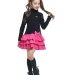 Платье для девочек Mini Maxi, модель 6079, цвет черный/малиновый 