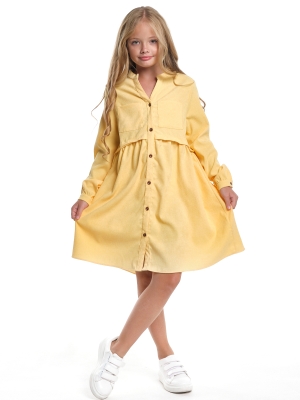 Платье для девочек Mini Maxi, модель 7338, цвет желтый