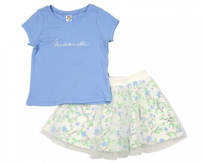 Комплект одежды для девочек Mini Maxi, модель 4457/4458, цвет голубой