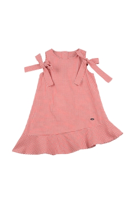Платье для девочек Mini Maxi, модель 4532, цвет красный/мультиколор