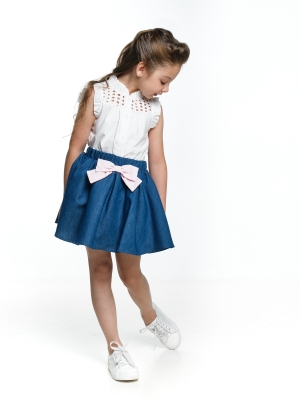 Комплект одежды для девочек Mini Maxi, модель 6375/6376, цвет белый