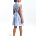 Платье для девочек Mini Maxi, модель 4563, цвет голубая/клетка 