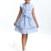 Платье для девочек Mini Maxi, модель 4563, цвет голубая/клетка 