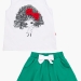 Комплект одежды для девочек Mini Maxi, модель 1902/1903, цвет зеленый 