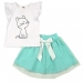Комплект одежды для девочек Mini Maxi, модель 4328/4329, цвет бирюзовый 