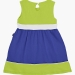 Платье для девочек Mini Maxi, модель 3165, цвет салатовый/синий 