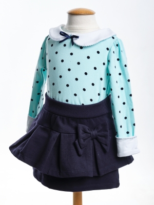 Комплект одежды для девочек Mini Maxi, модель 0994/0995, цвет бирюзовый