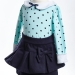 Комплект одежды для девочек Mini Maxi, модель 0994/0995, цвет бирюзовый 