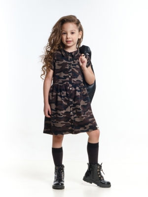 Платье для девочек Mini Maxi, модель 4431, цвет хаки