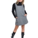 Платье для девочек Mini Maxi, модель 7380, цвет серый/клетка 
