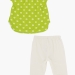 Комплект одежды для девочек Mini Maxi, модель 1358/4002, цвет салатовый/белый 