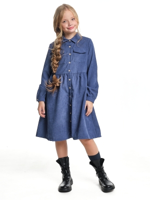 Платье для девочек Mini Maxi, модель 7382, цвет серый/синий