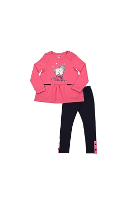 Комплект одежды для девочек Mini Maxi, модель 3943/3944, цвет малиновый