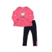 Комплект одежды для девочек Mini Maxi, модель 3943/3944, цвет малиновый 
