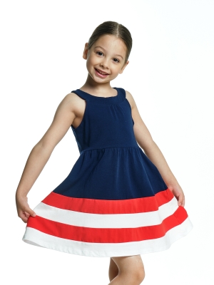Платье для девочек Mini Maxi, модель 2909, цвет синий