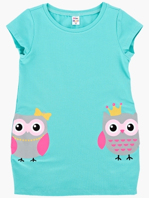 Платье для девочек Mini Maxi, модель 4496, цвет бирюзовый