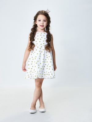 Платье для девочек Mini Maxi, модель 6371, цвет мультиколор