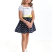 Платье для девочек Mini Maxi, модель 1525, цвет белый/мультиколор 