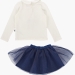 Комплект одежды для девочек Mini Maxi, модель 3649/3650, цвет белый 