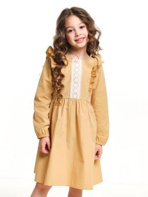 Платье для девочек Mini Maxi, модель 7352, цвет бежевый