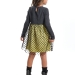 Платье для девочек Mini Maxi, модель 6157, цвет черный/желтый 