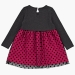Платье для девочек Mini Maxi, модель 6157, цвет малиновый/черный/меланж 