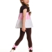 Туника для девочек Mini Maxi, модель 1567, цвет розовый/коричневый 