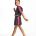 Комплект одежды для девочек Mini Maxi, модель 7149/7150, цвет черный/малиновый 