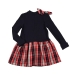 Платье для девочек Mini Maxi, модель 4835, цвет синий/красный 