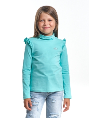 Водолазка для девочек Mini Maxi, модель 6796, цвет бирюзовый