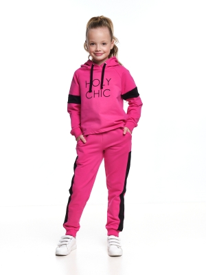 Спортивный костюм для девочек Mini Maxi, модель 7061, цвет малиновый
