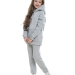 Спортивный костюм для девочек Mini Maxi, модель 7617, цвет серый/меланж 