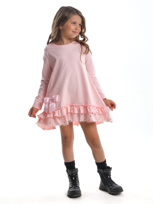 Платье для девочек Mini Maxi, модель 6806, цвет кремовый/розовый/мультиколор