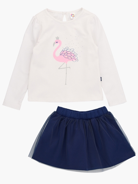 Комплект одежды для девочек Mini Maxi, модель 3887/3888, цвет белый 