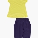 Комплект одежды для девочек Mini Maxi, модель 0316/0311, цвет неон/фиолетовый 