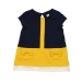 Платье для девочек Mini Maxi, модель 1986, цвет синий/желтый 