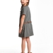 Платье для девочек Mini Maxi, модель 4430, цвет хаки/коричневый 