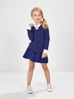Комплект одежды для девочек Mini Maxi, модель 1376/1377, цвет синий