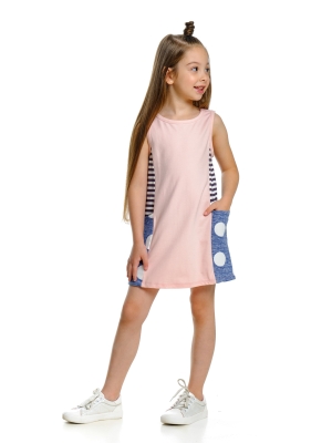 Платье для девочек Mini Maxi, модель 1408, цвет синий/розовый