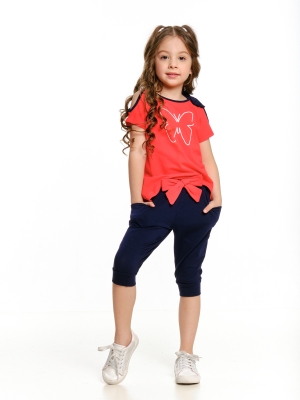 Комплект одежды для девочек Mini Maxi, модель 0316/0311, цвет коралловый