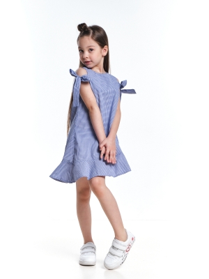 Платье для девочек Mini Maxi, модель 4532, цвет синий/мультиколор
