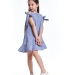 Платье для девочек Mini Maxi, модель 4532, цвет синий/мультиколор 