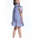 Платье для девочек Mini Maxi, модель 4532, цвет синий/мультиколор 
