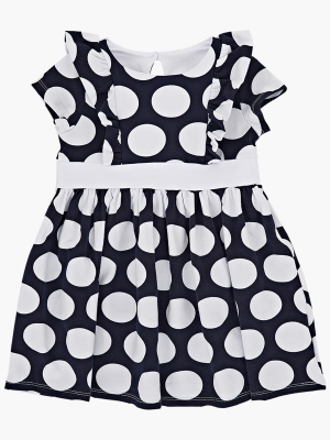 Платье для девочек Mini Maxi, модель 1393, цвет синий/белый