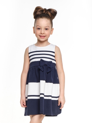 Платье для девочек Mini Maxi, модель 1578, цвет белый/синий