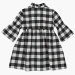 Платье для девочек Mini Maxi, модель 6268, цвет черный/белый/клетка 