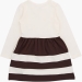 Платье для девочек Mini Maxi, модель 0746, цвет белый/коричневый 